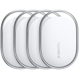 Xiaomi Localizador Bluetooth Tag para Apple Find My y Google Find Hub, Blanco, Pack de 4, BHR08SKGL
